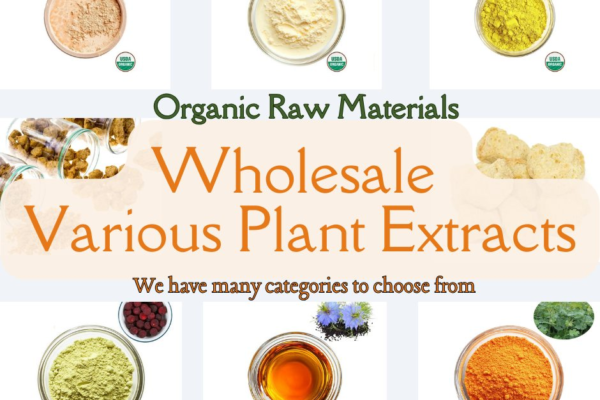 Wholesale various organic plant extracts and natural raw materials for food, bakery, health and cosmetics
